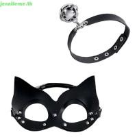 ราคา Jenniferae Catgirl Eye Half Face Punk หนัง Choker ชุด Catgirl ชุดคอสเพลย์ (46314099807)