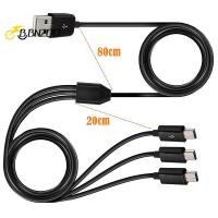 ราคา [BBNZDD] 1 PC 1M 3 in 1 USB A ชาย 1 ถึง 3 Mini USB 5pin Mini USB Data Charger Cable 1 เมตร Fast Charging Mini USB Y Splitter Cable BVAH (55764757958)