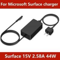 ราคา 44W 15V 2.58A แหล่งจ่ายไฟ AC Adapter Charger สําหรับ Microsoft Surface Pro4/5/6/7, Surface Laptop1/2, Surface go1/2/3 Surface book (50012807569)