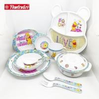 ราคา [1 ชิ้น] Pooh Birds จานชามเมลามีน แก้วน้ำ ลายการ์ตูน หมีพูห์ Superware Flowerware (28903005767)