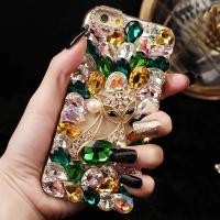 ราคา Samsung Galaxy Note 20 Ultra / Note 10 Plus / Note 10 Lite / Note 9 8 Casing 3D Fox Glass Bling Rhinestone Phone Case Luxury Crystal Diamond Handmade Cover (17898612570)