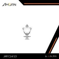 ราคา JJGLASS - ( AMORN ) JAR C14/13 - โหลแก้วพร้อมฝา แฮนด์เมด เนื้อใส (8962194727)