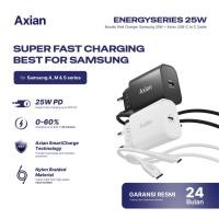 ราคา AXIAN Wall Charger Samsung 25W Super Fast Charging + 60W USB-C to C Cable รองรับ Samsung S/A/M Series (27915232784)
