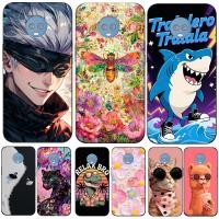 ราคา สําหรับ Motorola Moto G6 PLUS เคสโทรศัพท์ซิลิโคนอ่อนนุ่มป้องกันสีดํา Tpu กรณีดอกไม้น่ารักความงามแมวฉลามสุนัข (52812820222)