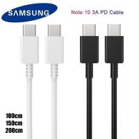 ราคา SAMSUNG ของแท้ สายชาร์จ USB Type C PD 3A 0.2 1 1.5 2 ม. 3 ม. ชาร์จเร็ว สําหรับ Galaxy S10 S20 S21 S22 S23 Note 20 Ultra Z Flip 3 4 5 (19895274720)