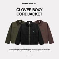 ราคา House of Smith Mens Boxy Jacket - เสื้อแจ็คเก็ต Clover Boxy Cord - เสื้อแจ็คเก็ตทํางาน (44418774266)