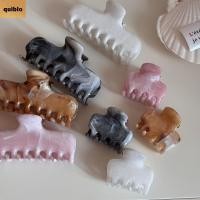 ราคา QUIBLO กิ๊บติดผม, Pink Ink Wash Pattern Crab Hair Clip, Plastic Square Large Hair Claw Headwear (51612295460)