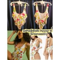 ราคา ชุดว่ายน้ำ วันพีซ (one-piece) Forever 21 size L ลายผลไม้ (26366813367)