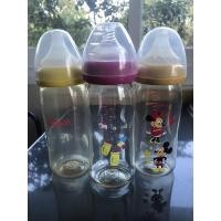 ราคา ขวดนมสีชา8ออน pigeon,famed (3874492823)