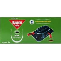 ราคา ไบกอน Baygon เหยื่อกำจัดแมลงสาบ 15 กรัม 6 ชิ้น (6437123785)