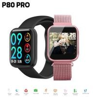 ราคา Smart Watch P80 PRO ทัชสกรีนทั้งจอ นาฬิกาข้อมือ ประกัน+ฟิล์ม+สาย 2 เส้น (6602694422)