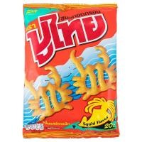 ราคา ปูไทยขนมทอดกรอบรสปลาหมึก 55กรัม Puthai Squid Flavor 55g. [หมายเลขบาร์โค้ด 8850765105098] (50612717238)