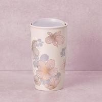 ราคา [STARBUCKS] - CHERRY BLOSSOM DOUBLE WALL CERAMIC MUG 10OZ (52207917396)