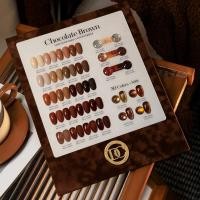 ราคา เซ็ทสีเจล 30สี N99 โทนน้ำตาล เซต HEMA &TPO FREE ยาทาเล็บเจล แถมชาร์ต Danny Coll Chocolate -wenails (28542752445)