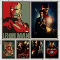 ราคา อเมริกันฟิล์ม Iron Man Retro โปสเตอร์กระดาษคราฟท์พิมพ์และโปสเตอร์ Home Room Decor โปสเตอร์ติดผนัง (46713053152)