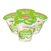 ราคา เมจิ โยเกิร์ตเมลอนผสมวุ้นมะพร้าว Meiji Melon with Nata De Coco 135g. Pack4 (53509531902)