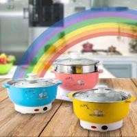 ราคา 22CMกระทะไฟฟ้าเอนกประสงค์ หม้อไฟฟ้า หุงข้าว อุ่น ตุ๋น ต้ม นึ่งหม้อไฟฟ้าเอนกประสงค์ พร้อมซึ่งสำหรับนึ่งอาหาร (10118244520)