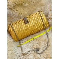 ราคา MARIO VALENTINO อิตาลีแท้กระเป๋าหวายสาน (40710280003)