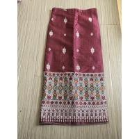 ราคา ผ้าไหมลาวผ้าซิ่นลาวใส่ตะขอแล้ว (52955654110)
