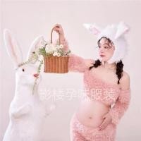 ราคา (พร้อมส่ง) ชุดกระต่าย คนท้อง ใส่ถ่ายในสตูดิโอ งานตรงปกมาพร้อมหมวกสุดน่ารัก (56950807392)