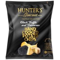 ราคา Hunters Gourmet ฮันเตอร์กรูเมทมันฝรั่งแผ่นทอดกรอบรสเห็ดทรัฟเฟิลดำและชีสพาร์มีซาน 25กรัม (24844202568)
