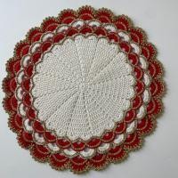 ราคา ผ้าปูโต๊ะถัก Luxury Limited Edition 34 ซม. / Aesthetic & Elegant Handmade Placemat / ตกแต่งโต๊ะ (40383055241)