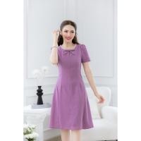 ราคา 494-05คอมุกโบว์ชมพูสีใหม่สวยเรียบใส่และมีเชปสวย (42468069801)