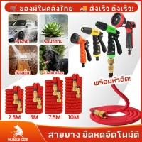 ราคา สายยาง สายยางยืดหดอัตโนมัติ 10 เมตร ยืดได้ถึง 3 เท่า พร้อมหัวฉีด สายยางรดน้ำ สายยางล้างรถ เก็บง่าย ประหยัดพื้นที่ (44903080818)