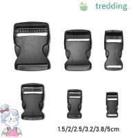 ราคา TREDDING491 2/5/10/20/30 pcs ด้านข้าง Release Buckles ปรับกระเป๋าสายรัด Webbing พลาสติกสีดํากระเป๋าเป้สะพายหลังเข็มขัดอะไหล่ (46564073271)
