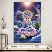 ราคา อวโลกิเตศวรฝุ่น พระโพธิสัตว์กระจกภาพวาด - Avalokitevara ภาพวาดผนังที่มีขอบสี ART (43524458368)