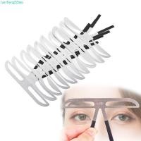 ราคา LANFENG ไม้บรรทัดสักคิ้ว, Reusable Balance Shaper Microblading Eyebrow Stencil, เครื่องมือวัดโลหะ 3D 10 รูปแบบ Brow Drawing Guide แม่แบบผู้หญิง (50813940480)