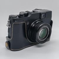 ราคา เคสหนังครึ่งสําหรับ Fuji X10 X20 Fujifilm Camera Protect Grip (40168411301)