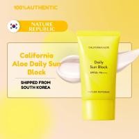 ราคา [Nature Republic] California Aloe Daily Sun Block (57ml) Broad Spectrum Spf50+PA++++ ปลอบประโลมผิว (52761839752)