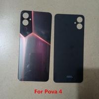 ราคา 1x ฝาหลังแบตเตอรี่กรณีอะไหล่ซ่อมสําหรับ Tecno Pova 4 ฝาครอบ LG7n LG7 (28557998603)