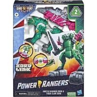 ราคา Power Rangers Dino Fury Pink Ankylo Hammer และ Green Tiger Claw Zord ของเล่นสําหรับเด็กอายุ 4 ปีขึ้นไป Zord Link Mix-and-Match Custom Build System (46114992207)