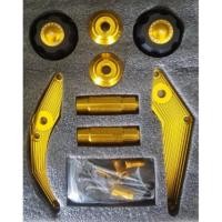 ราคา กันล้มข้างอย่างดี สำหรับ Yamaha M-Slaz ทอง (5968348757)