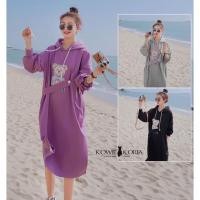 ราคา Kowie Korea Minah (192) เดรสยาวมีฮูด (10943881406)