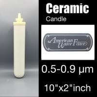 ราคา ไส้กรองเซรามิค หัวเกลียว(เทา) American Water Filter Grey (9623095641)