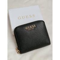 ราคา [มือสองของแท้ 100%] กระเป๋าสตางค์ GUESS Laurel Small Zip Around Wallet - Black ของแท้จากช็อป (57659834850)