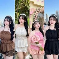 ราคา ชุดเซ็ต 2ชิ้น อก38-50 summer เที่ยวทะเล ออกงาน งานบวช งานแต่ง คาเฟ่ วาเลนไทน์ สาวอวบ ไซส์ใหญ่ สาวอ้วน Plussize 546 (50908316802)