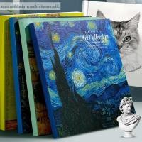 ราคา สมุดวาดรูป วาดภาพ 20K หนา Van Gogh Sketchbook Art Book หนังสือภาพเปล่าหนังสือภาพวาดสีน้ํามัน (25947581444)