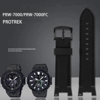 ราคา ใหม่ดัดแปลงสายนาฬิกาซิลิโคนสําหรับ Casio PROTREK Series PRW-7000 PRW7000 PRW-7000FC ยางนาฬิกาสายคล้องเครื่องมือสร้อยข้อมือ (43732038318)
