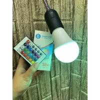 ราคา หลอดไฟเปลี่ยนสี PAE RGB 38W หลอดไฟ led เปลี่ยนสีได้ ขั้วหลอด E27 มีรีโมทควบคุม 16 สี เล่นจังหวะไฟเธคได้ (8157319224)