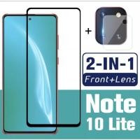 ราคา 2in1 Samsung galaxy Note 10Lite ฟิล์มเลนส์กล้อง + ฟิล์มกระจกเต็มจอขอบดำ ฟิล์มกันกระแทก (28794543871)