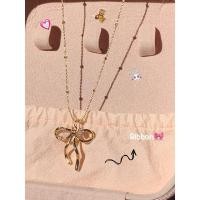 ราคา เครื่องประดับ สร้อยคอ ทอง14k Ribbon Necklace {สร้อยคอ} (29852340868)