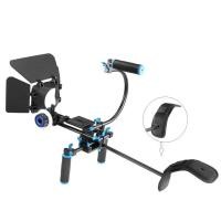 ราคา JIUya Dual Handles Camera Shoulder Mount Kit สําหรับกล้อง DSLR / กล้องวิดีโอ (55461356292)