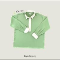 ราคา Used daisy brown bloom shirt melon (14697054287)