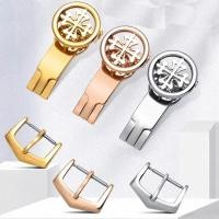 ราคา สายนาฬิกาโลหะหัวเข็มขัดสําหรับสแตนเลสสตีลนาฬิกาสําหรับ PP Patek Philippe สายนาฬิกาหัวเข็มขัด 18 มม. (28256510936)