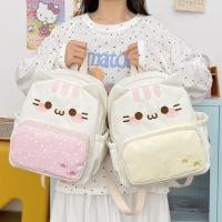 ราคา กระเป๋าเป้กระเป๋านักเรียนลูกแมวลายจุดน่ารัก (49614856099)