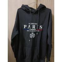 ราคา เสื้อฮู้ดดี้สีดำลายปัก Balenciaga (51653786081)